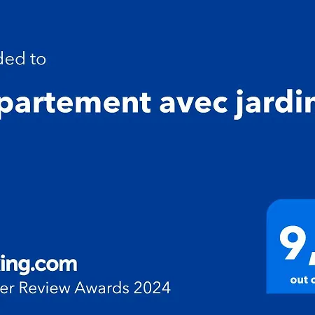 Apartment Avec Jardin Et